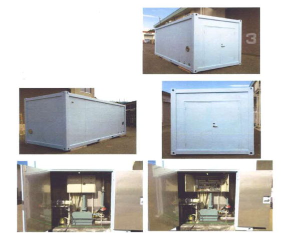 南極向け浄化槽コンテナ(①)