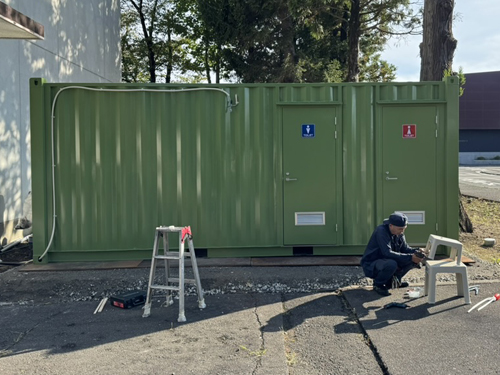 トイレコンテナの外観