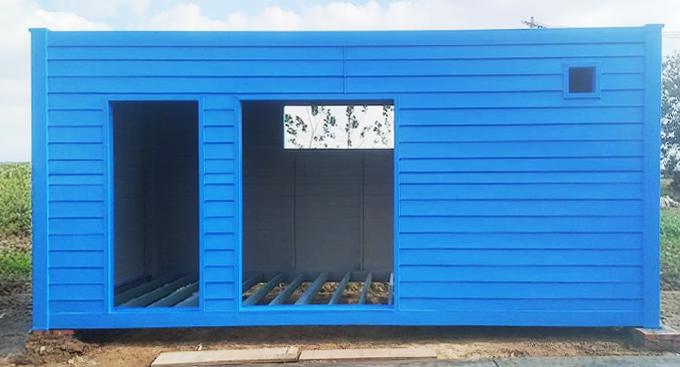 トレーラーハウス用軽量コンテナもつくっています