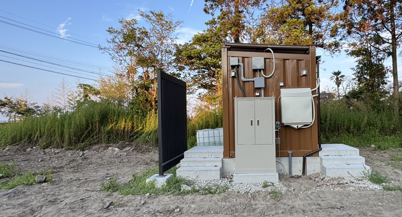 能登町へ水循環式水洗トイレを納品